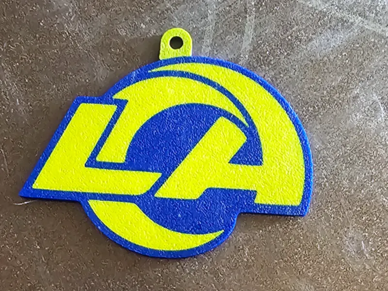 LA Rams key tag