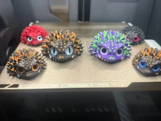 Spikester the Snuggle Hazard Mini - Magnet and Keychain 8mm 