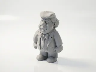 Clown Trump Figurine Celebrity 3D Printable