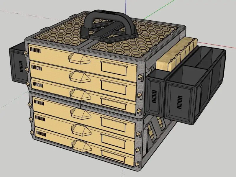 Electrician's suitcase (customizable)