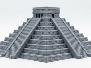 Ancient Mayan pyramid