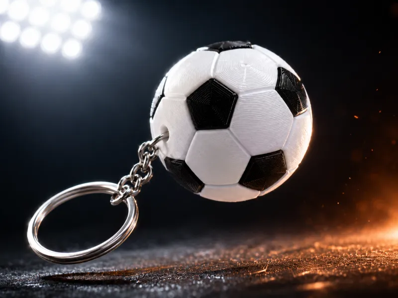 Fußball-Schlüsselanhänger / Llavero Fútbol - 2-Platten-PETG-Set