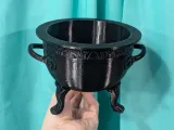Raised Cauldron Planter with Drain-0