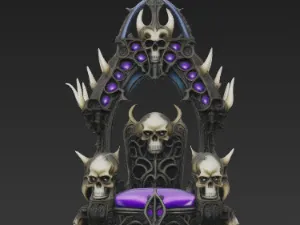 skull throne