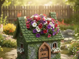 HOUSE MODEL FLOWER POT