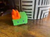 Cute Dumpster Fire-0