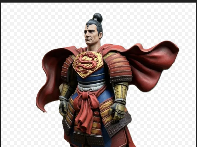Superman 3D Baskı Modeli - Japon Zırhı Minyatürü