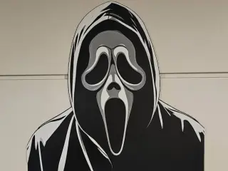 Ghostface wall decoration