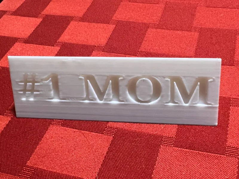 Mothers day flip desk plaque