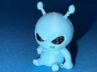 Gremlin de bureau grumpy alien (codebrain Forge)