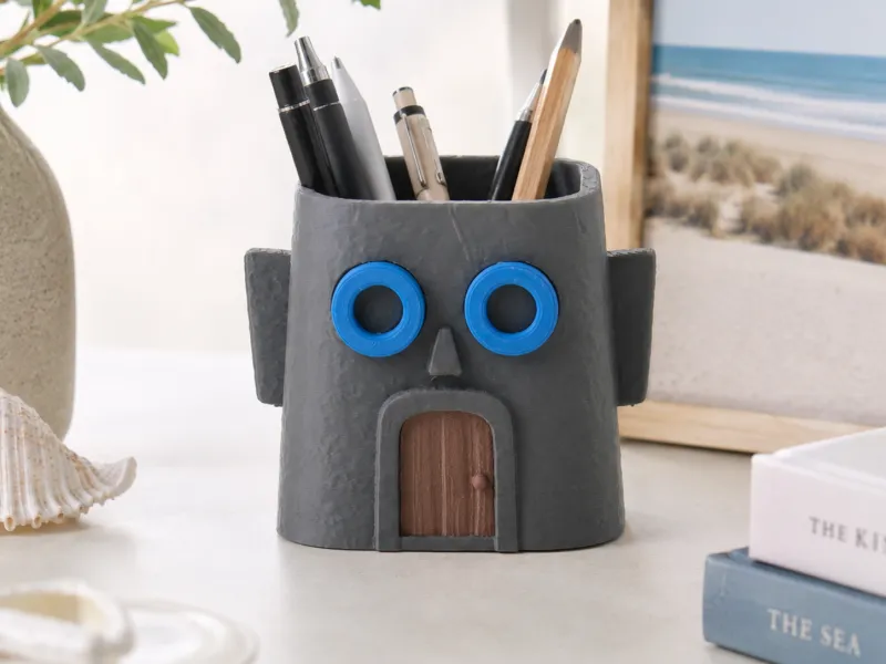 Multifunctionele Houder Geïnspireerd op Squidwards Huis