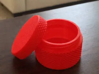 Knurled Container