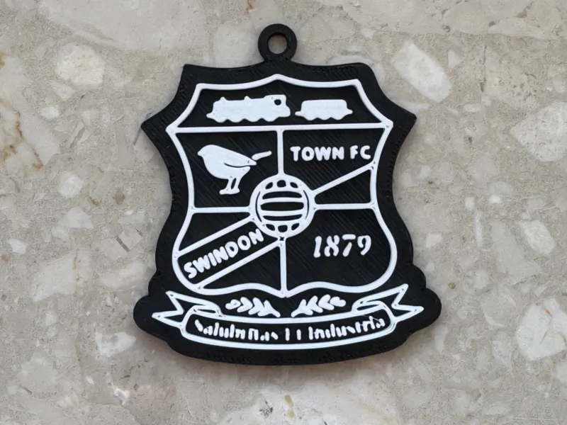 Swindon Town FC Keychain