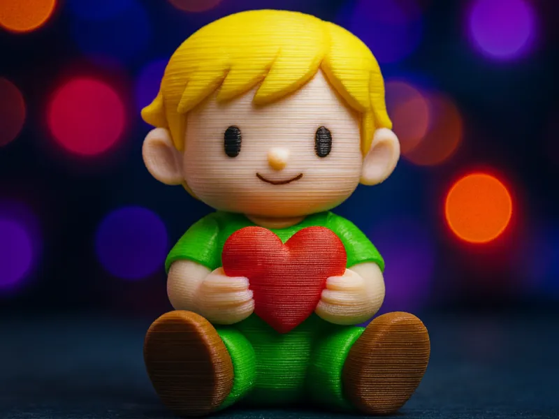 Chibi Muñeco Corazón