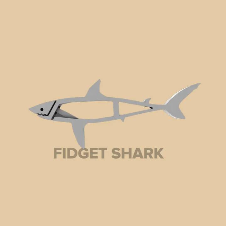 Fidget Shark [Print in Place]