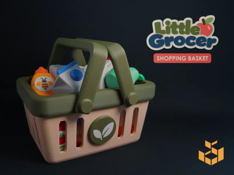 Little Grocer | Shopping Basket | Toy Accessory