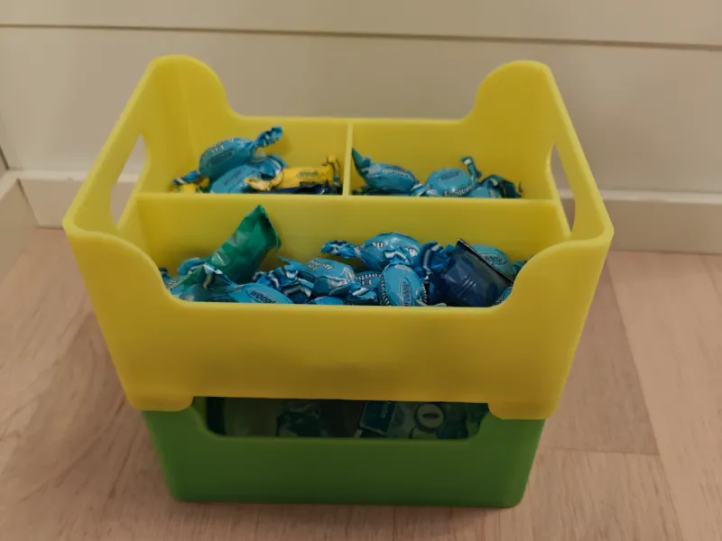 Interlocking Modular Stacking Crate