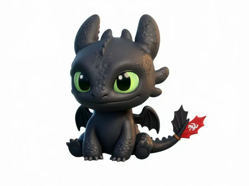 TOOTHLESS KEYCHAIN