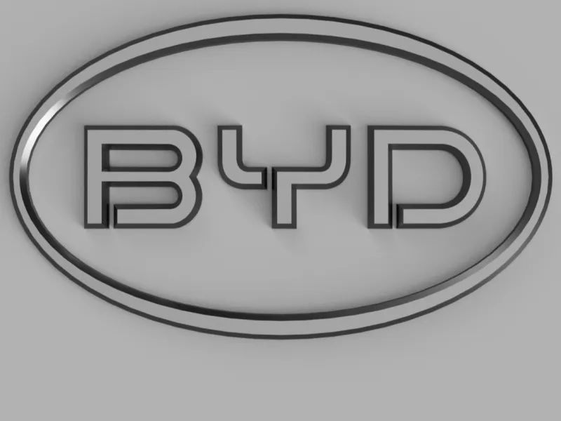 Emblema Tipo BYD en 3D – Modelo STL para Impresión