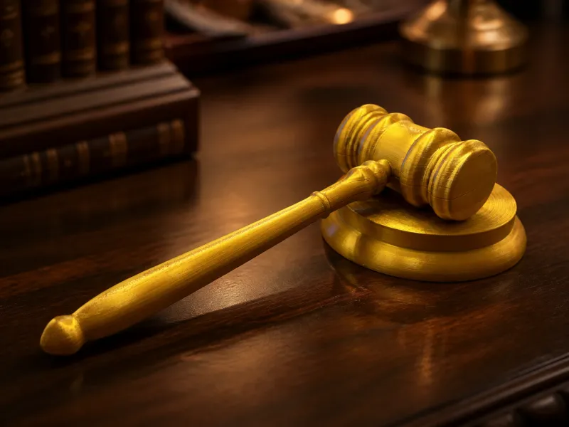 Auction Gavel and Sound Block - Display Prop