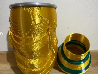 chop copa del mundo con recipiente