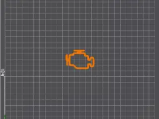Check engine keychain keyring