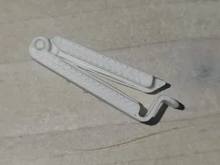 Clip - Print in place, all materials compatible (incl. PLA)