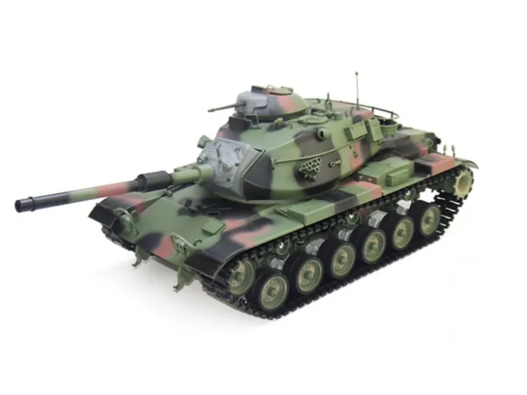Camouflaged Battle Tank