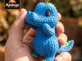 Knitted Cute Crocodile – STL & 3MF Files for 3D Printing-0