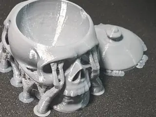 Double-Sided Skull Serving Bowl – Sugar or Salsa