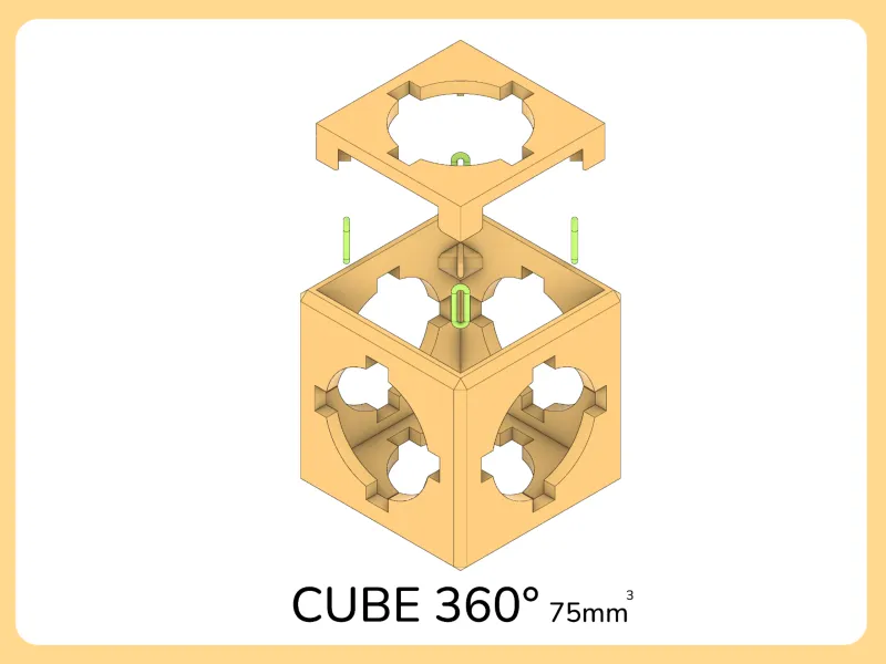 Cube 360° 75mm³