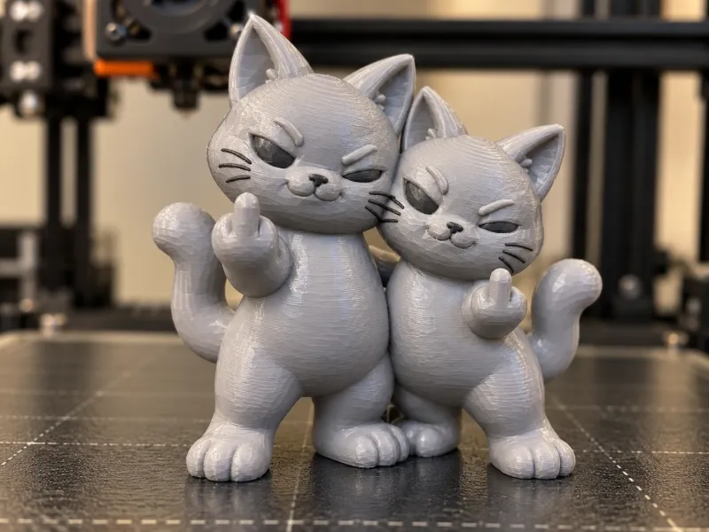 Duo de Gatos Atrevidos