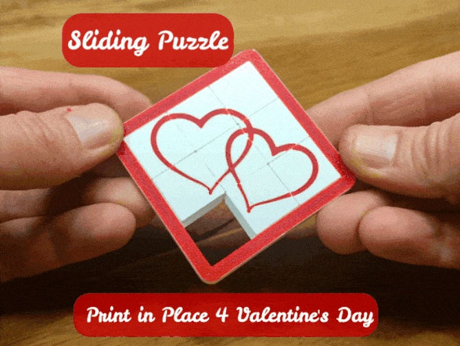 Sliding Puzzle - I love you