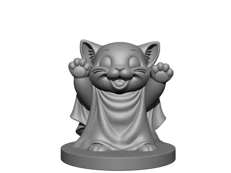 Ghost Cat for Halloween