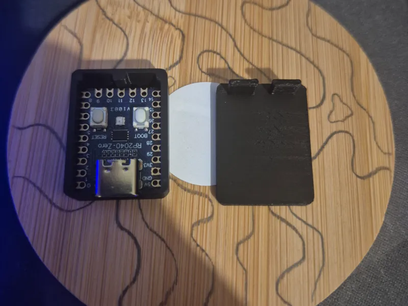 RP2040-Zero Compact Snap-Fit Case / Enclosure (No Screws)