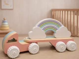 TOY+TRUCK+RAIMBOW+3MF