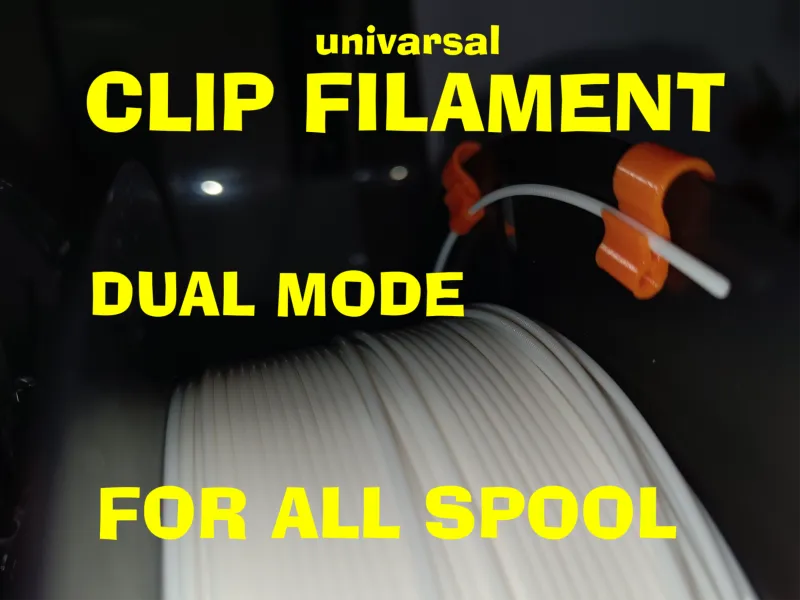 Evrensel Filament Klipsi 1.75 - Tüm Makaralar İçin