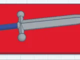Sword on plate-0