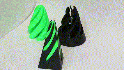 Pyramid Create Vortex 3D Printer Files | 3MF File | The BEST (Square Pyramid) Impossible ...