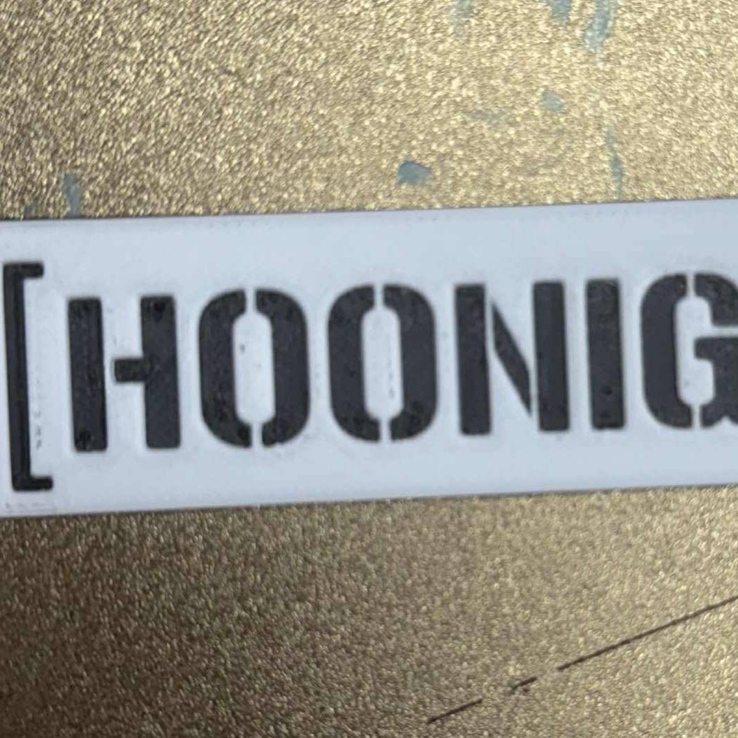 Archivos de impresora 3D | Archivo 3MF | Hoonigan Sign V1 | Creality Cloud