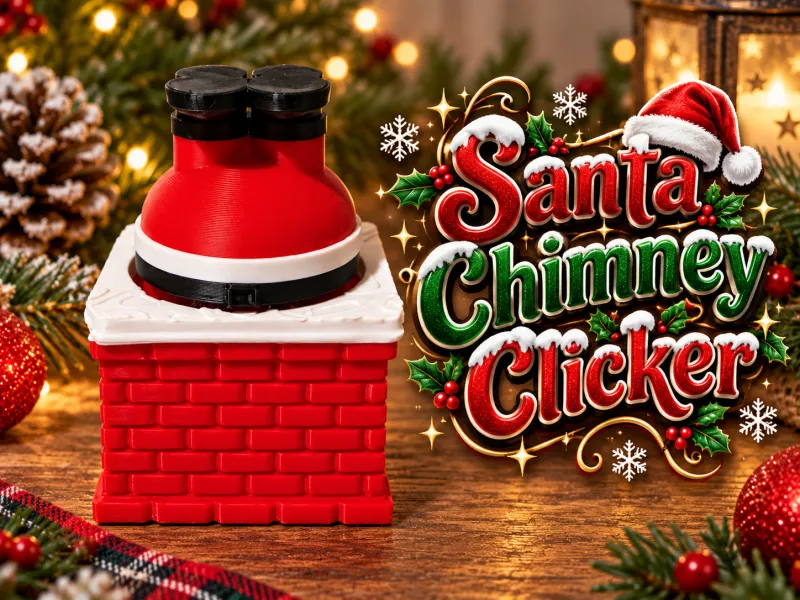 Clique do Papai Noel na Chaminé