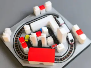 Mini Train - Functional City Diorama