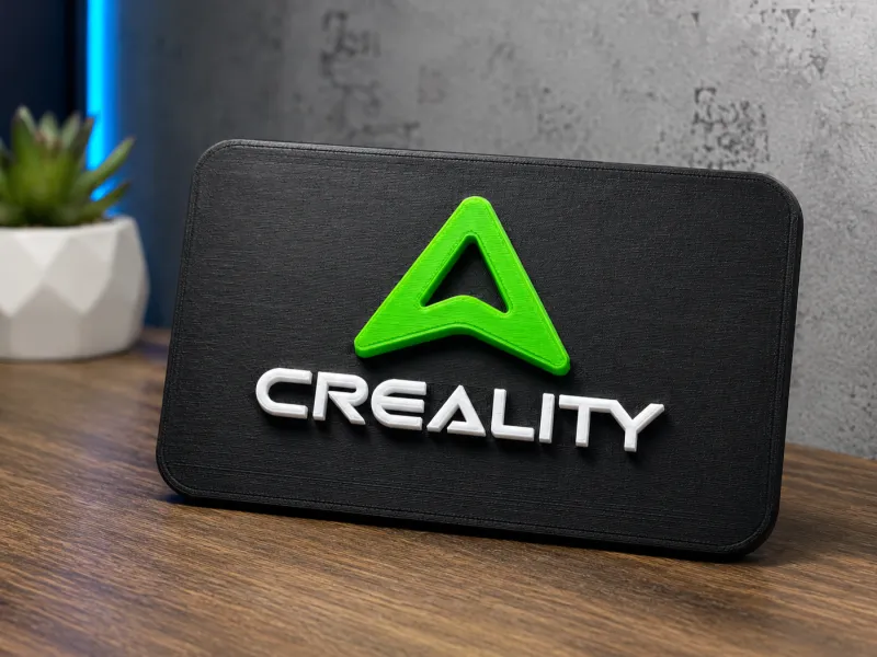 Naamplaatje, badge, bord CARTEL CREALITY