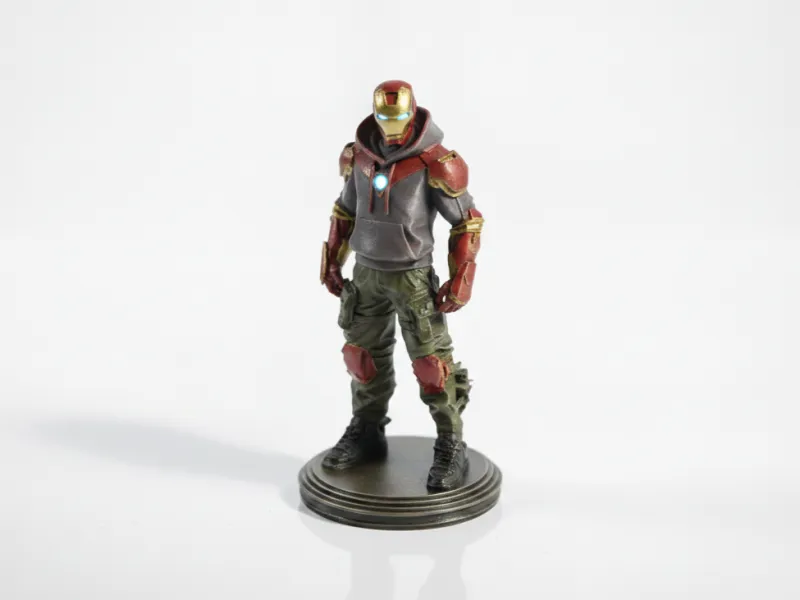 Figurilla de Ironman de Estilo Urbano Imprimible en 3D