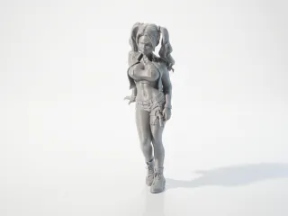Harley Quinn Figurine DC Comics Collectible 3D Printable