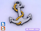 Badge Reel Topper Flat Back anchor-0
