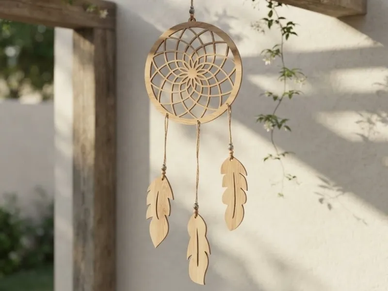 Geometric Dreamcatcher Wall Hanging / Ornament