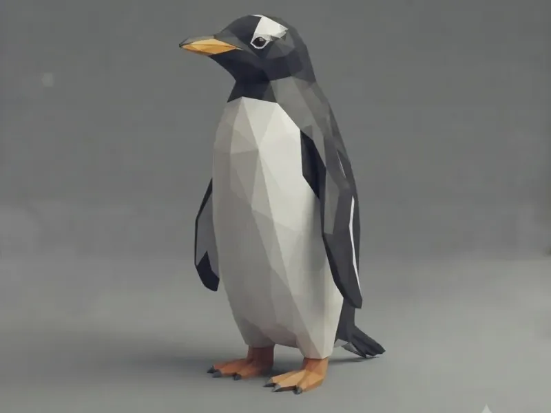 Low Poly Penguin