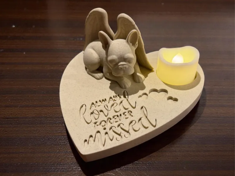 Angel French Bulldog Memorial Always Loved