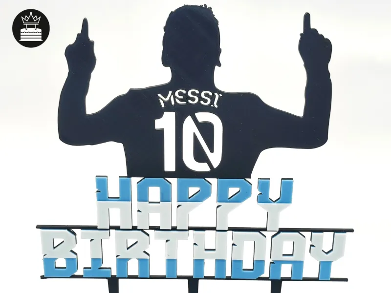 Topo de Bolo do Messi